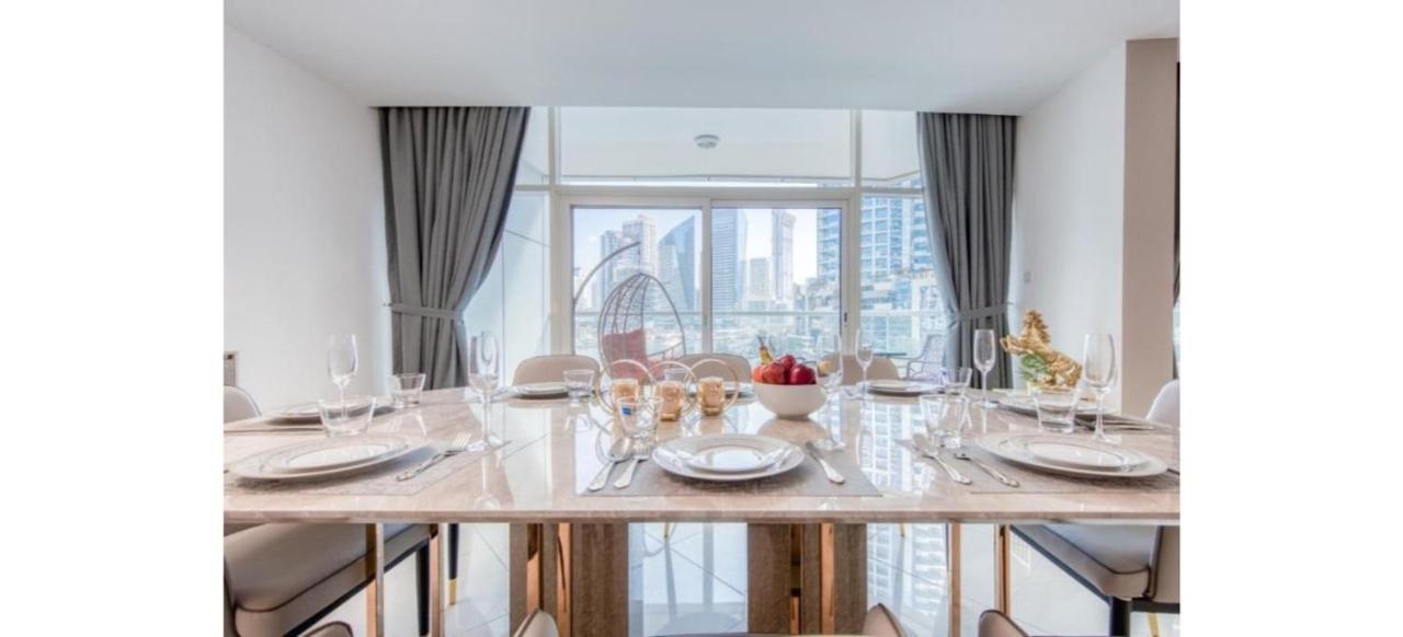 Luxurious 4-Bedroom Duplex Villa Apartment Near Jbr Dubai Bagian luar foto